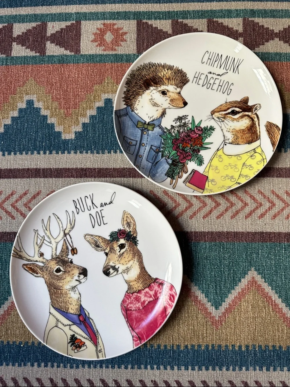 West Elm x Rachel Kozlowski Salad Plate - Buck and Doe 💕